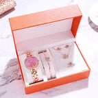 Women watch bracelet watch fashion lady students quartz swan watch set box gift zy037