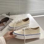 Platform canvas shoes women's heightening students' versatile shoes 2021 new Japanese ins tide low-top skateboarding shoes 531