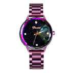 DIMINI Star Watch Korean Ladies Rhinestone Fashion Copper Case Steel strap Watch Quartz Girls Watch 5292