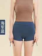Sports Yoga Shorts Women's Drawstring Adjustable High Waist Shorts Quick-Drying Fitness Running Yoga Hot Pants MZ-36