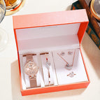 2021 Net Red Live Broadcast Temperament Little Swan Bracelet Women's Watch Simple Watch Women's Five Pieces