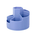 360 degree rotary 7-grid pen holder student creative football rotary pen holder desktop storage plastic storage box