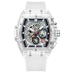 KIMSDUN multifunctional waterproof men's watch barrel-shaped transparent men's and women's watch K-2150B
