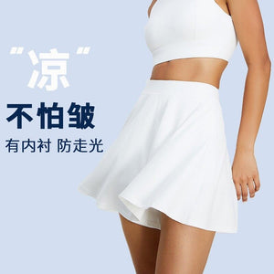 New High Waist Running Exercise Shorts Women's Anti-Exposure Quick-Drying Culottes Loose Fitness Shorts Breathable Yoga Pants