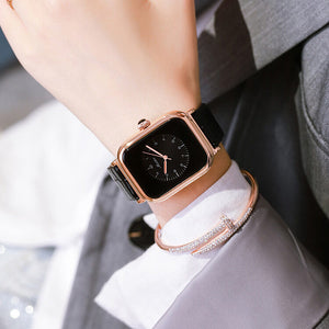 Meibin Women's Watch Fashion Simple Square Trend Quartz Waterproof Watch