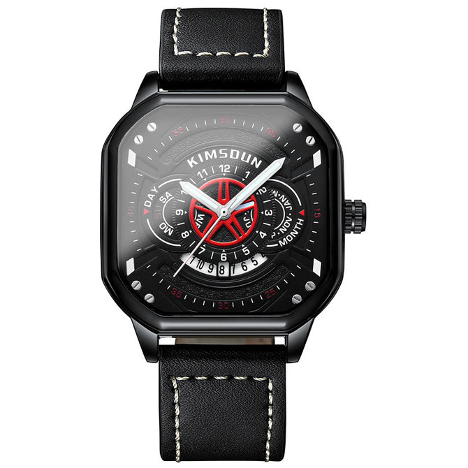 Kimsdun Men's Watch Student Trendy Waterproof Luminous Men's Watch Quartz Watch K-2169B