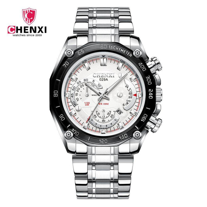 Chenxi CHENXI Men's Watch Waterproof Quartz Watch Sports Calendar Watch Men's Hot Selling Student Watch CX-029A calendar