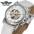 Winner Women's Fashion elegant Casual Small Automatic Mechanical lady Watch SLZ90