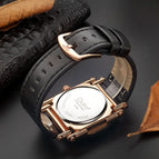 Oulm watch for men new Korean personalized calendar luminous leather watch fashion quartz watch HP3399