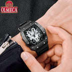 OLMECA watch men's concept automatic non-mechanical watch sports fashion luminous waterproof men's watch 905