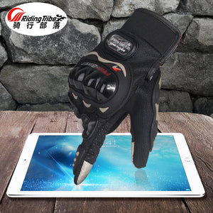 RidingTribe touch screen gloves anti-drop anti-slip racing gloves Summer rider breathable motorcycle gloves 01C