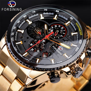 Forsining New Hot Selling Waterproof Multifunctional Mechanical Watch Men's Fashion Automatic Mechanical men Watch SLZe168