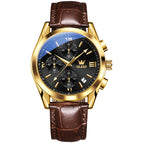 OLEVS Watch for men multi-functional watch three eyes sports waterproof men watch 2872ss
