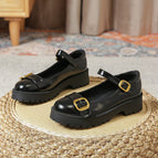 2022 new Mary Jane women's shoes platform uniform single shoes Japanese college retro Lolita small leather shoes