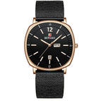 Reward Men's Watch Business Square Men's Watch Waterproof Date Week Double Calendar Quartz Watch