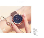 GUOU 8178 Ladies Watch Top Luxury Brand Rose Gold Mesh Quartz Wristwatch Women Casual Wrist Bracelet Watches Woman Dress Clock