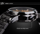 New Winner European and American Style Men's Fashion Casual Hollow out Mechanical Waterproof Automatic Mechanical men Watch SLZg108