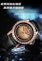 KIMSDUN 2022 New diamond inlaid men's watch high-grade sun wristwatch waterproof men's watch fully automatic mechanical watch Business Watch