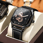 KIMSDUN men's casual watch Square Non-Mechanical Watch Waterproof Fashion  Men's Watch Sports Quartz Watch K-2168B