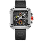 ONOLA ON6831 watch for men unique square watch men's multifunctional quartz waterproof tape watch