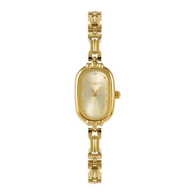 2021 New Arrivals Fashion Ladies Watchessmall Bracelet Watch Light luxury retro small gold watch Oval Cassic Quartz Watch