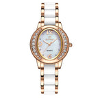SENO watch 2022 new temperament atmosphere fashion oval watch women's temperament trend diamond-encrusted women's watch s035