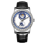New Kimsdun Sun Moon Star Men's Watch Automatic Men's Watch Waterproof Business Watch High-End Mechanical Watch k1813A
