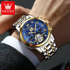 OLEVS Watch men Automatic Mechanical Watch Business Multifunctional fashion Men's Watch 9910GQ