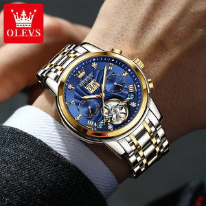 OLEVS Watch men Automatic Mechanical Watch Business Multifunctional fashion Men's Watch 9910GQ