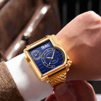 Oulm watch for men New Gold Large Dial Personality Men's Watch Fashion Quartz Watch Men's watch HP5122-1