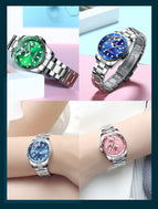 CHENXI Green Water Ghost Watch Women's Men's Couple Watch Waterproof Fashion Luminous Men's Watch CX-085A