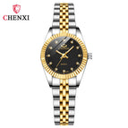 CHENXI Men and Women Watch Quartz Watch 004A Fashion waterproof casual watch CX004A inter gold