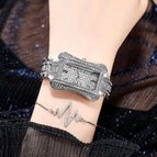 BW women's watch fashion luxury diamond square ladies watch luxury custom ladies quartz watch 8406