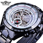 Winner Mechanical Sport Golden Watch Mens Watches Montre Homme Clock Men Automatic Skeleton Watch