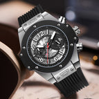 New Arrival KIMSDUN 523B ｍen's watch Men's watch Sport silicone Fashion calendar Quartz watches for men