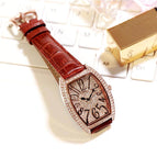 GEDI 12010 Fashion Casual Watch Hot Sale Women Elegant Luxury Diamond Leather Waterproof Ladies Analog Quartz Dress Wristwatch