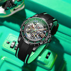 STARKING Rubber Strap Fashion Watch HD Luminous waterproof business men's Watch