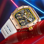 ONLA ON6829 Waterproof new fashion mechanical watch flywheel hollow automatic mechanical men's watch