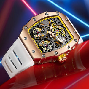 ONLA ON6829 Waterproof new fashion mechanical watch flywheel hollow automatic mechanical men's watch