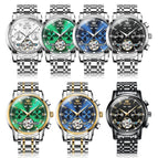 OLEVS Watch Multi-functional Automatic Mechanical Watch Men's Watch waterproof luminous business men's watch 6607