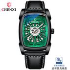 CHENXI Men's Watch Automatic Mechanical Watch Douyin hot sale Square Hollow Mechanical Watch 8809