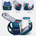 New primary school students horizontal schoolbag male 6-12 years old flip student schoolbag cartoon cute boys and girls backpack