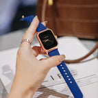 GUOU 8162 watch women's 2022 new fashion trend women's silicone strap small square watch sports watch watch for women