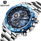 Benyar new watch men's multi-function quartz watch fashion waterproof luminous men's watch 5178