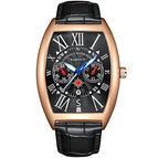 KIMSDUN watch fashion men's watch luminous calendar barrel-shaped quartz watch men K-815B