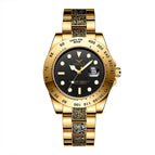 ONOLA ON3814 fashion classic new quartz men's watch men's steel belt gold watch watch