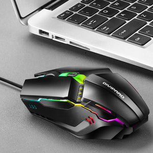 Emperor Leopard OP-40 Cool Colorful Wired Glowing Gaming Mouse