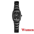 Couple Watches Men Women Stainless Steel Waterproof Quartz Watch Calendar Luminous Lovers Watch