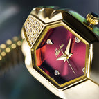 MISSFOX watch women's new trend casual temperament waterproof senior snake-shaped ladies watch 2809