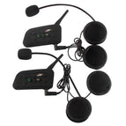 2pcs/set EJEAS Vnetphone V6 Motorcycle Helmet Intercom V6-1200m Bluetooth Interphone 630Mah